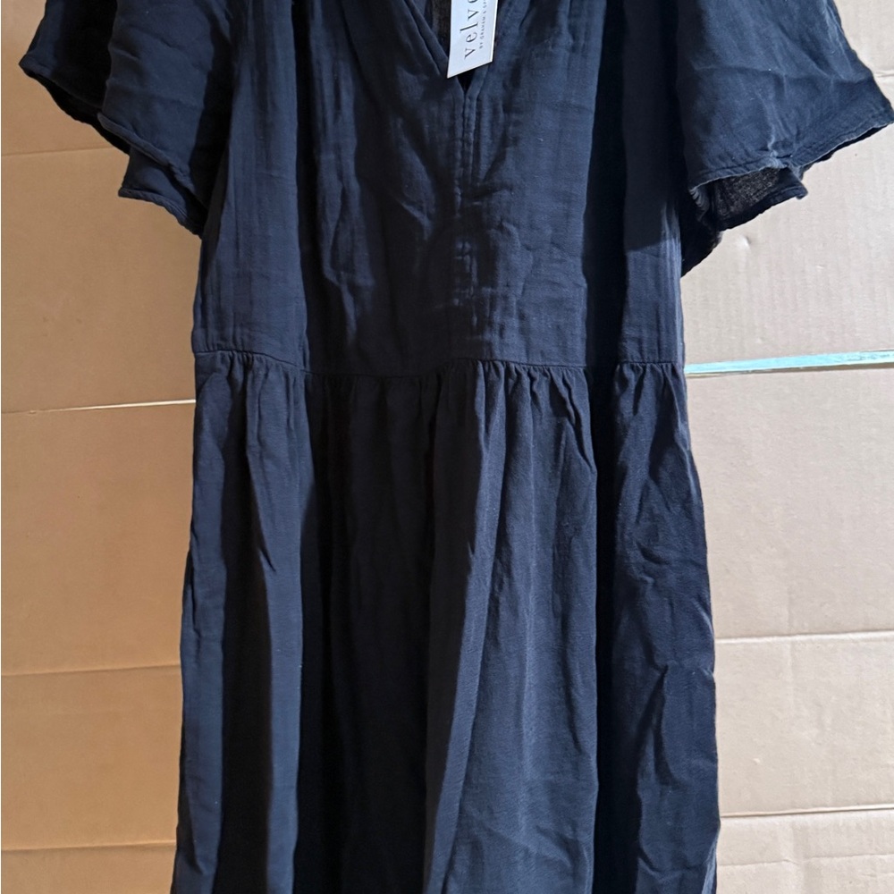 Black Short Sleeve Dress
